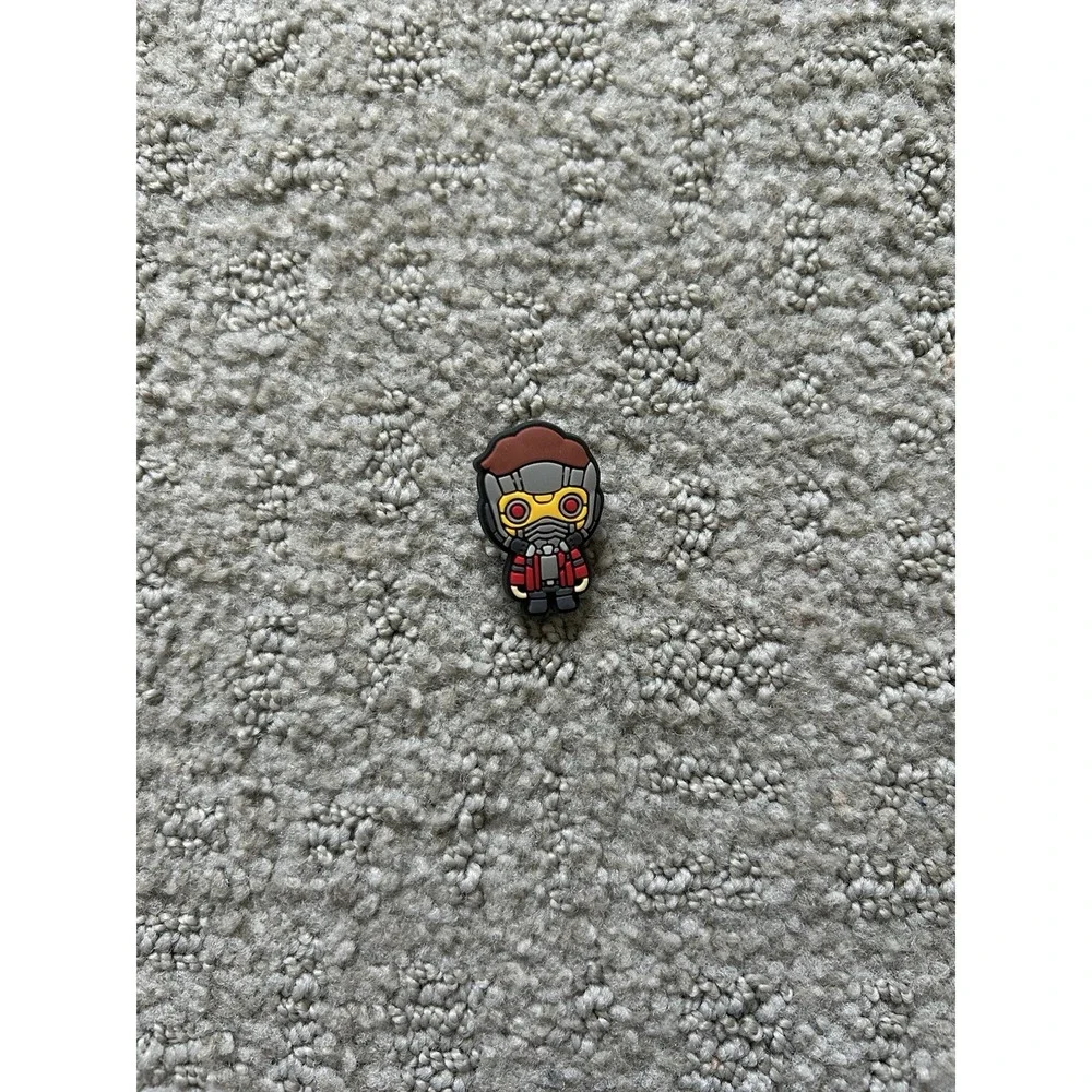Marvel Themed Jibbitz Shoe Charms For Crocs Lot Of 7 Thor/Dr. Strange/Guardians